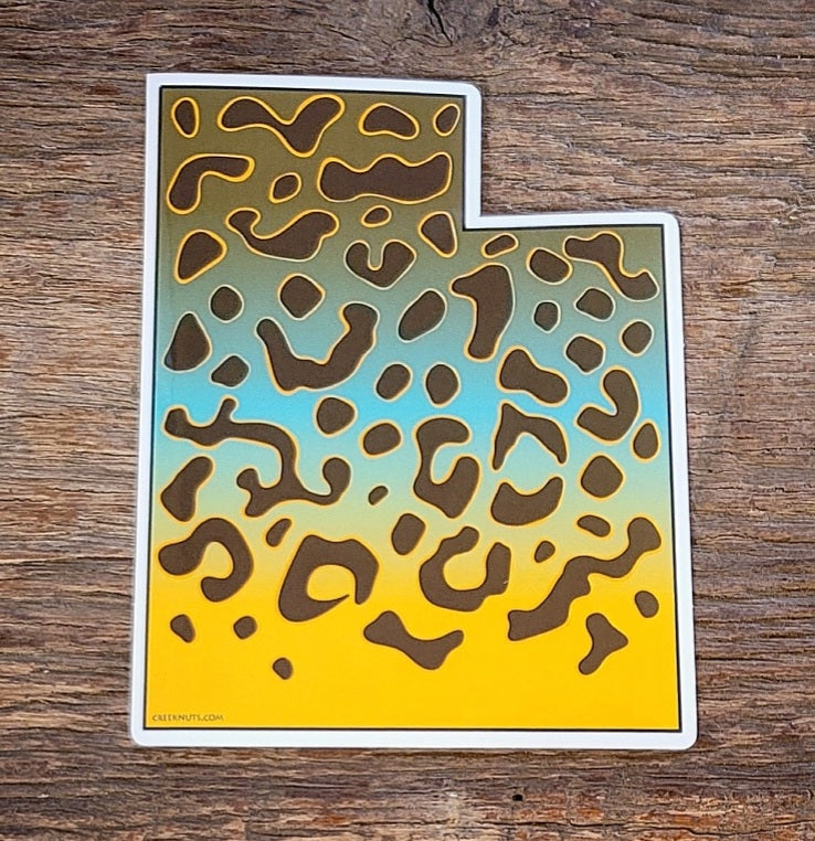 Utah Tiger Trout Sticker