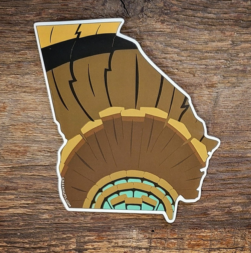 Georgia Turkey Sticker