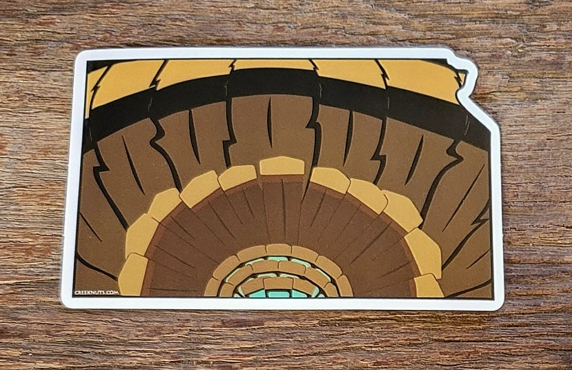 Kansas Turkey Sticker