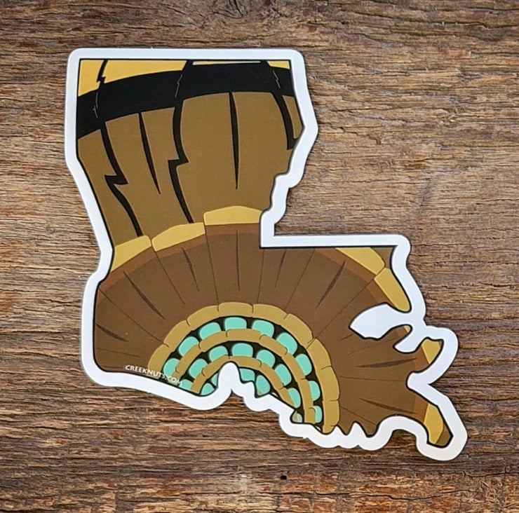 Louisiana Turkey Sticker