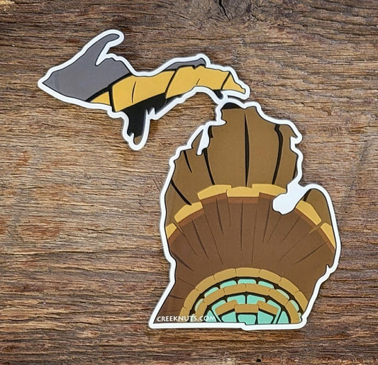 Michigan Turkey Sticker
