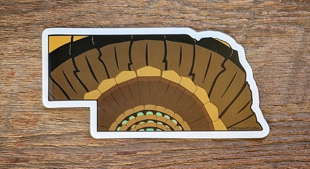 Nebraska Turkey Sticker