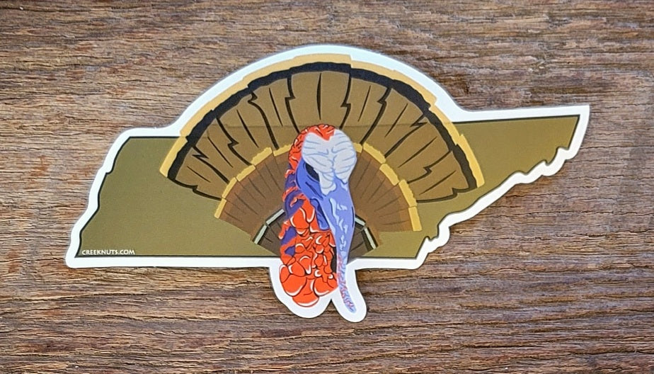Turkey on Tennessee Sticker