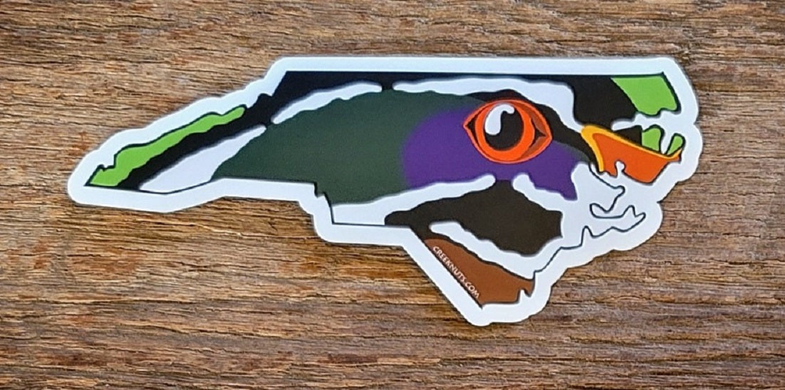 North Carolina Wood Duck Sticker