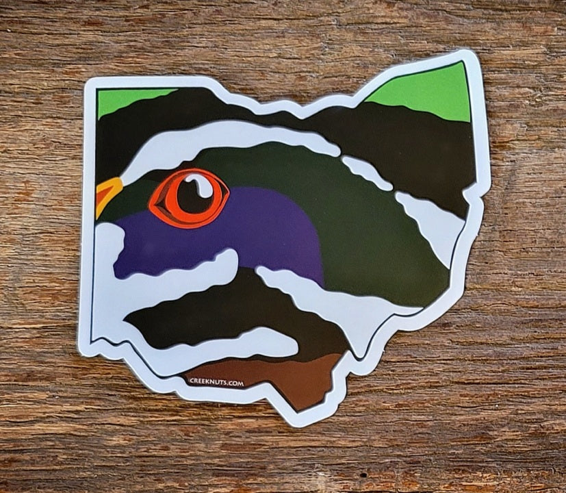 Ohio Wood Duck Sticker