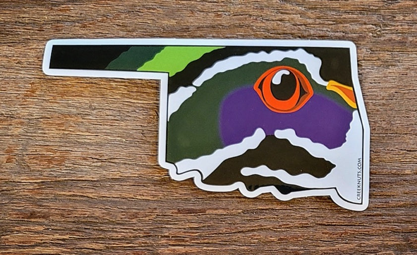 Oklahoma Wood Duck Sticker