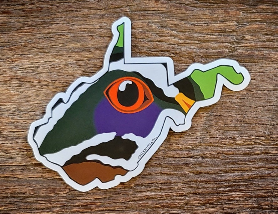 West Virginia Wood Duck Sticker