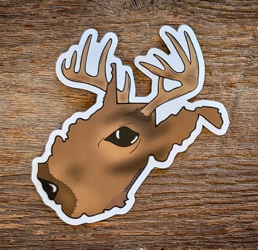 West Virginia Whitetail Buck Sticker