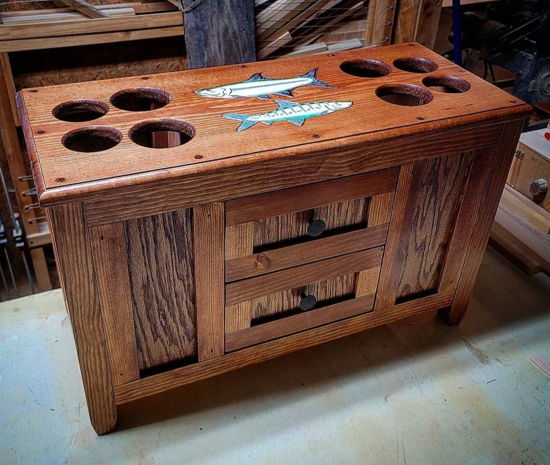 Elkhorn Fly Rod & Reel Cabinet - Warmwater