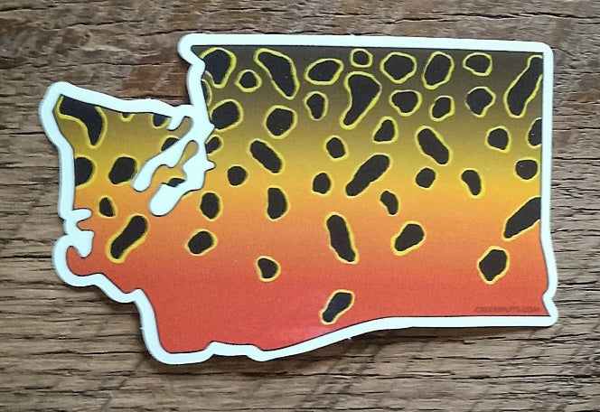 Washington Cutthroat Trout Sticker