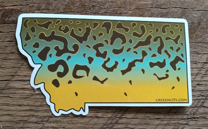 Montana Tiger Trout Sticker