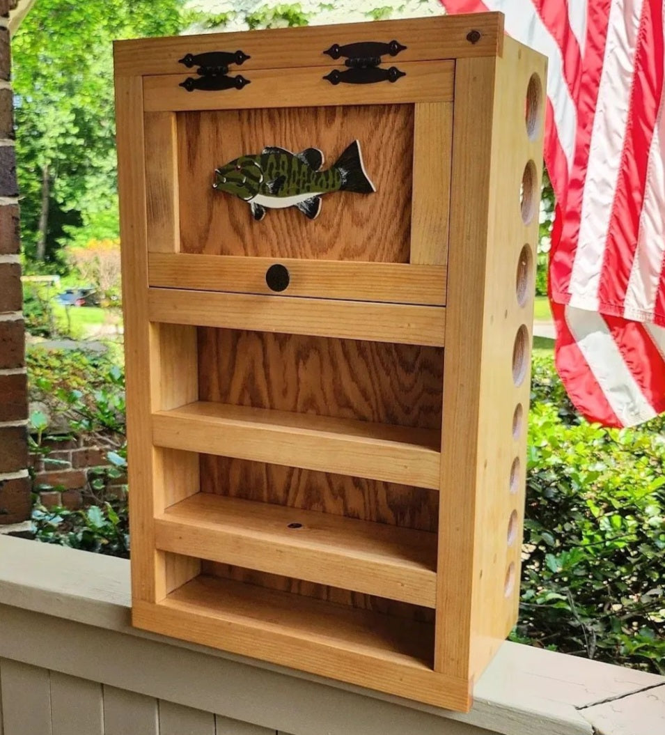Kinniconnick Fly Rod & Reel Cabinet - Warmwater
