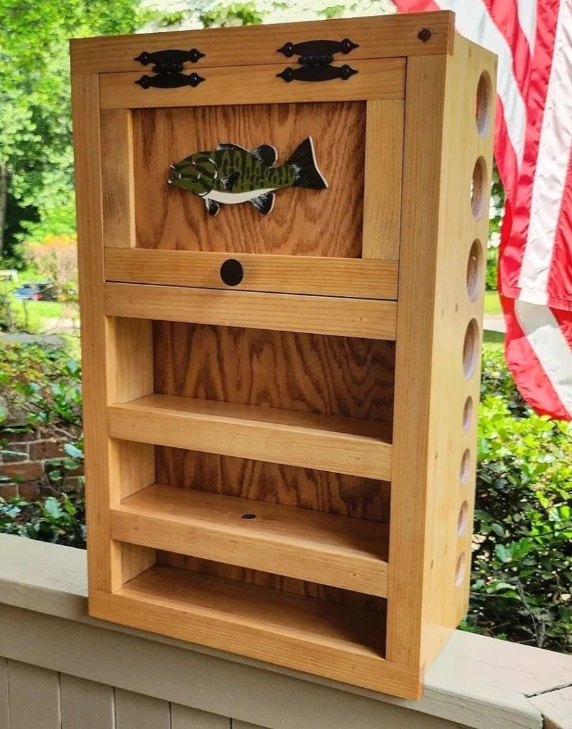 Kinniconnick Fly Rod & Reel Cabinet - Warmwater
