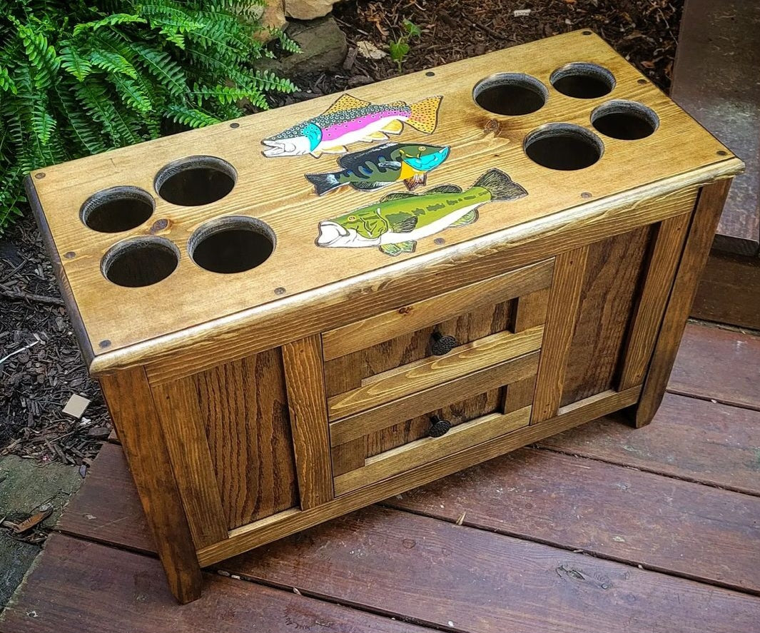 Elkhorn Fly Rod & Reel Cabinet - Warmwater