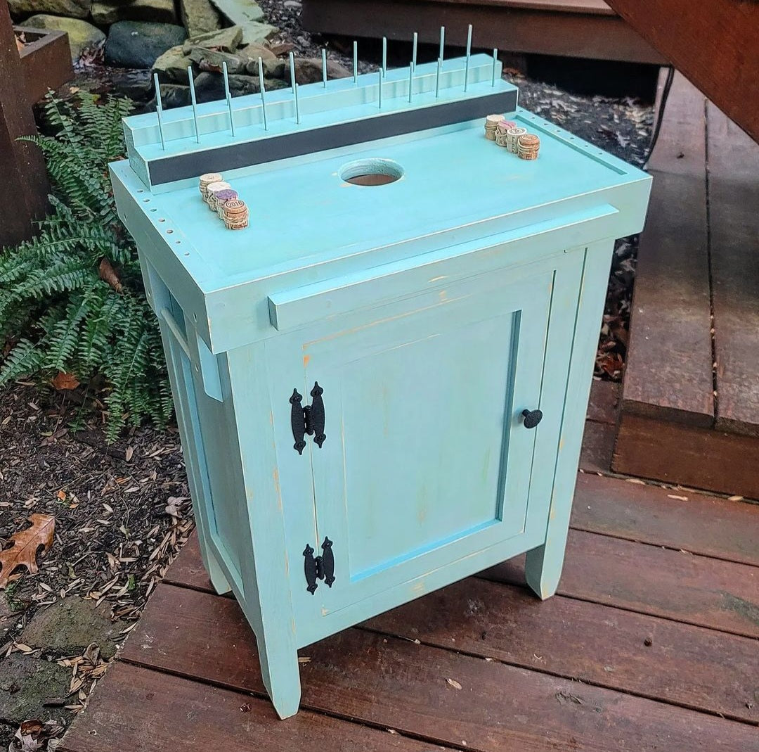 The Dix Portable Fly-Tying Table - Inside Drawers