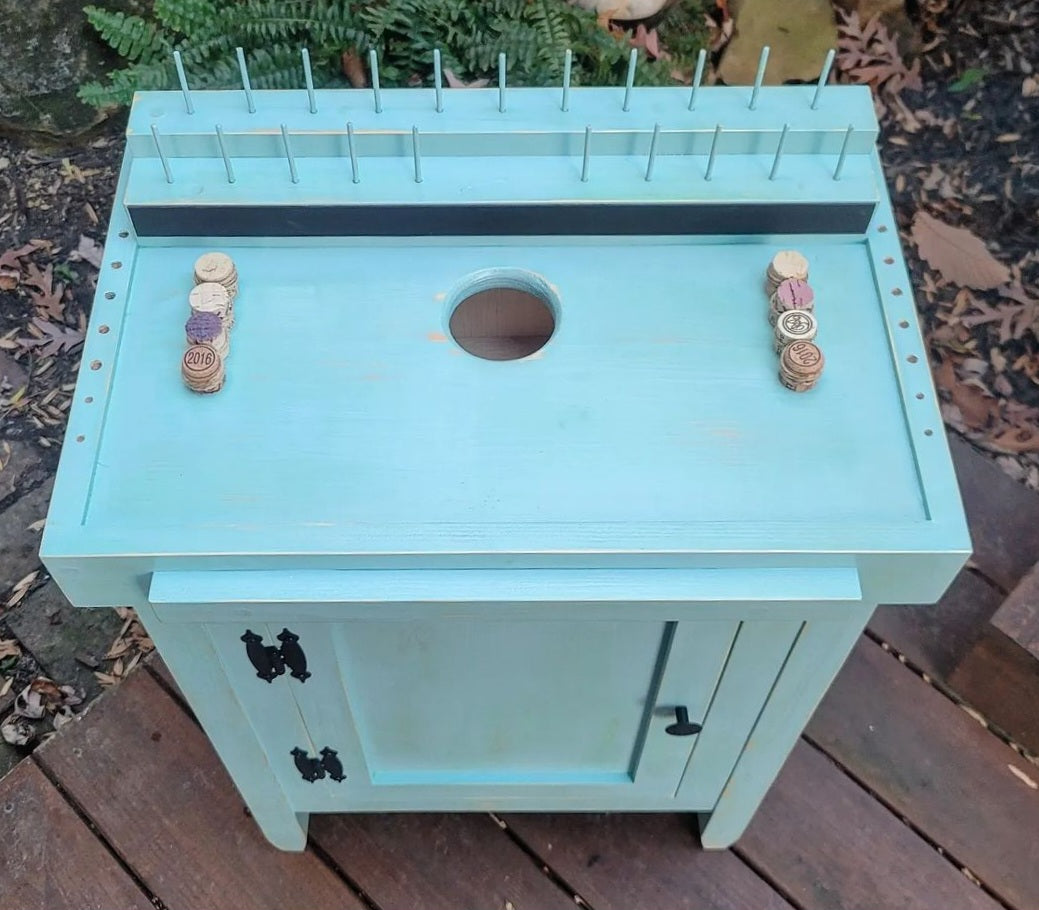The Salt Portable Fly-Tying Table - Inside Shelves