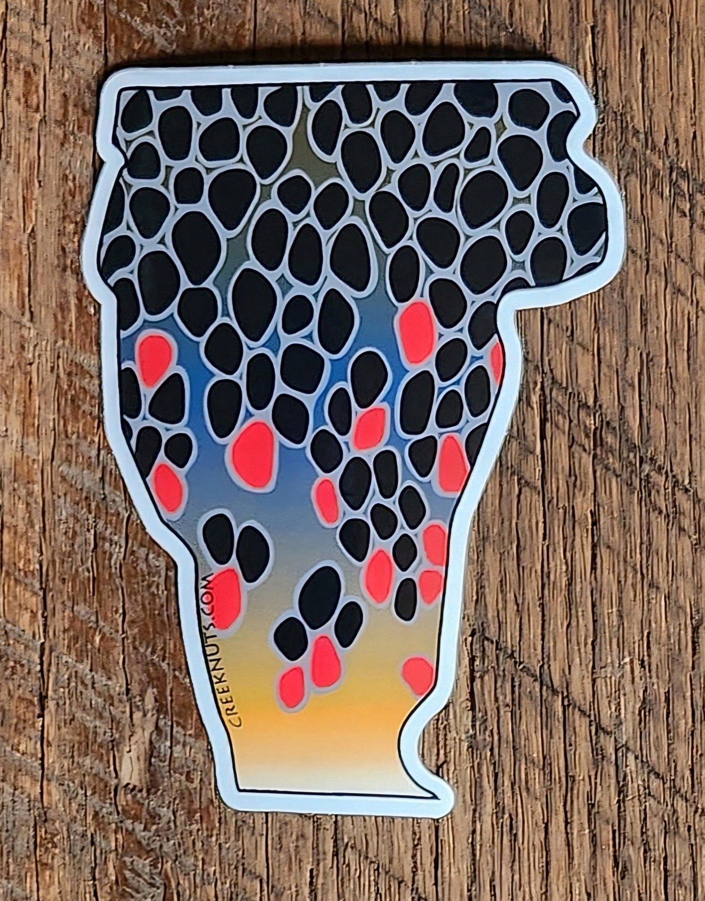 Vermont Brown Trout Sticker