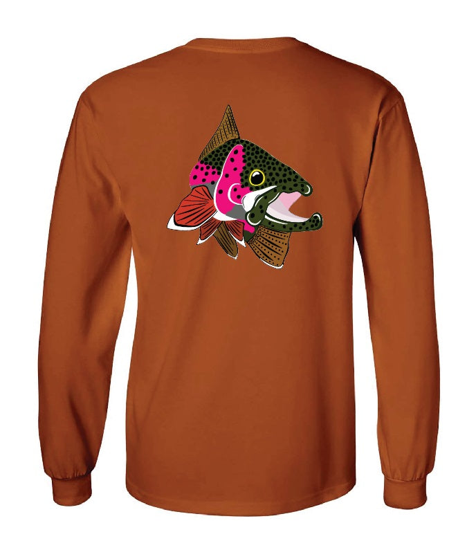 Rainbow Trout Kype Long Sleeve T-Shirt