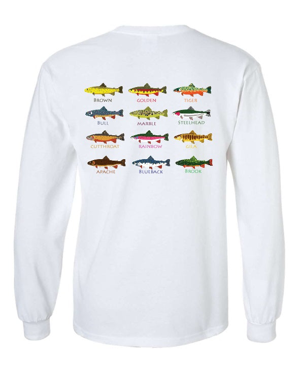 12 Trout Long Sleeve T-Shirt