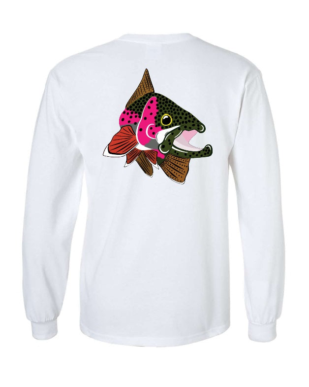 Rainbow Trout Kype Long Sleeve T-Shirt