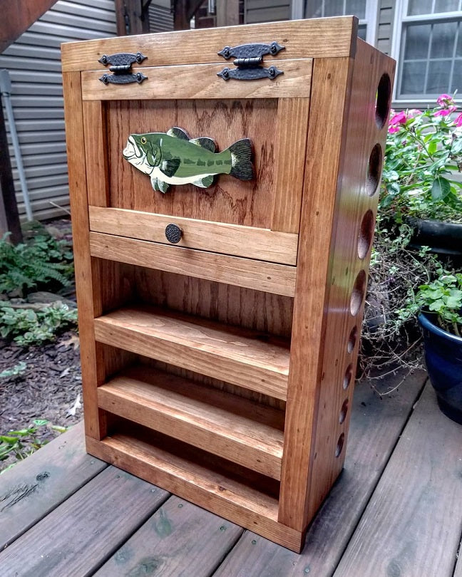 Kinniconnick Fly Rod & Reel Cabinet - Warmwater