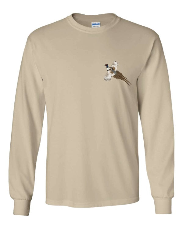 German Shorthaired Pointer with Pheasant Long Sleeve T-Shirt