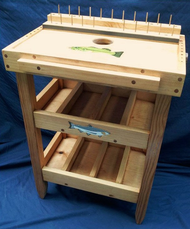 The Paint Creek Portable Fly-Tying Table
