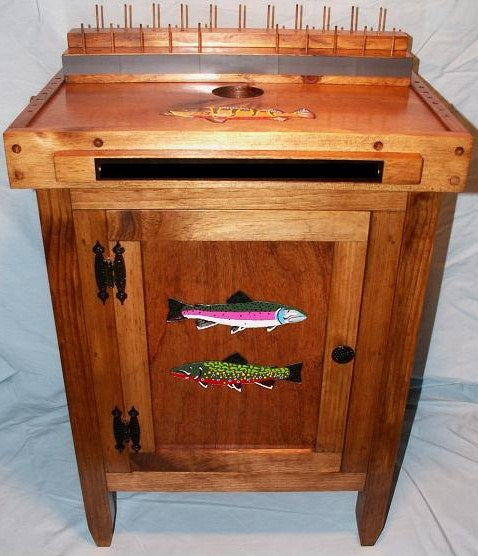 The Dix Portable Fly-Tying Table - Inside Drawers