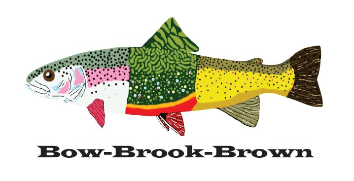 Bow-Brook-Brown Long Sleeve T-Shirt