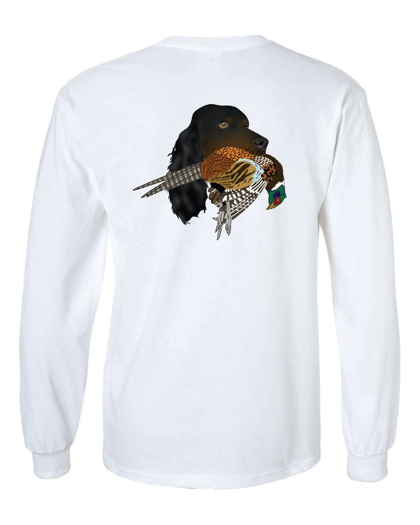 Gordon Setter with Pheasant Long Sleeve T-Shirt