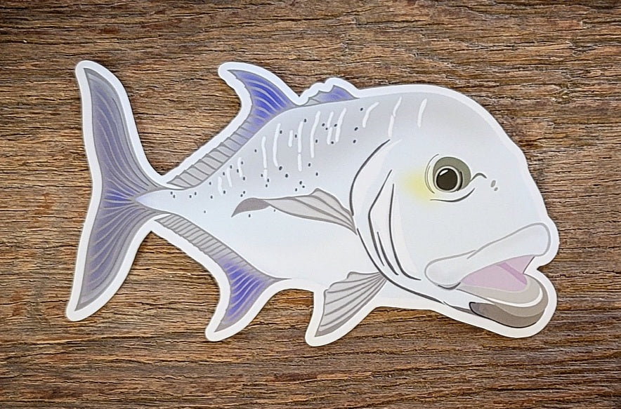 Giant Trevally Stickers – Creeknuts.com