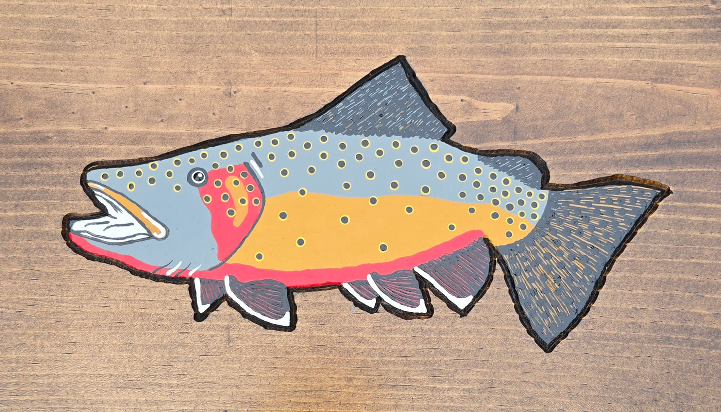 Hand-Painted Trout