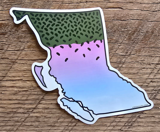 British Columbia Steelhead Sticker