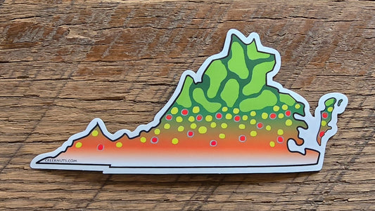 Virginia Brook Trout Sticker