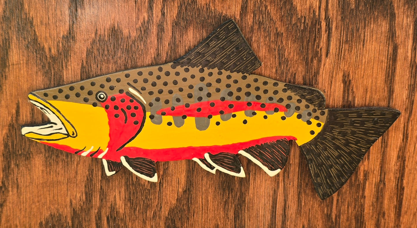 Hand-Painted Trout