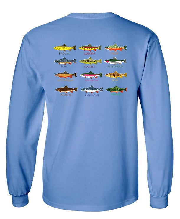 12 Trout Long Sleeve T-Shirt