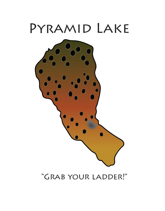 Pyramid Lake Lahontan Cutthroat Trout Long Sleeve T-Shirt