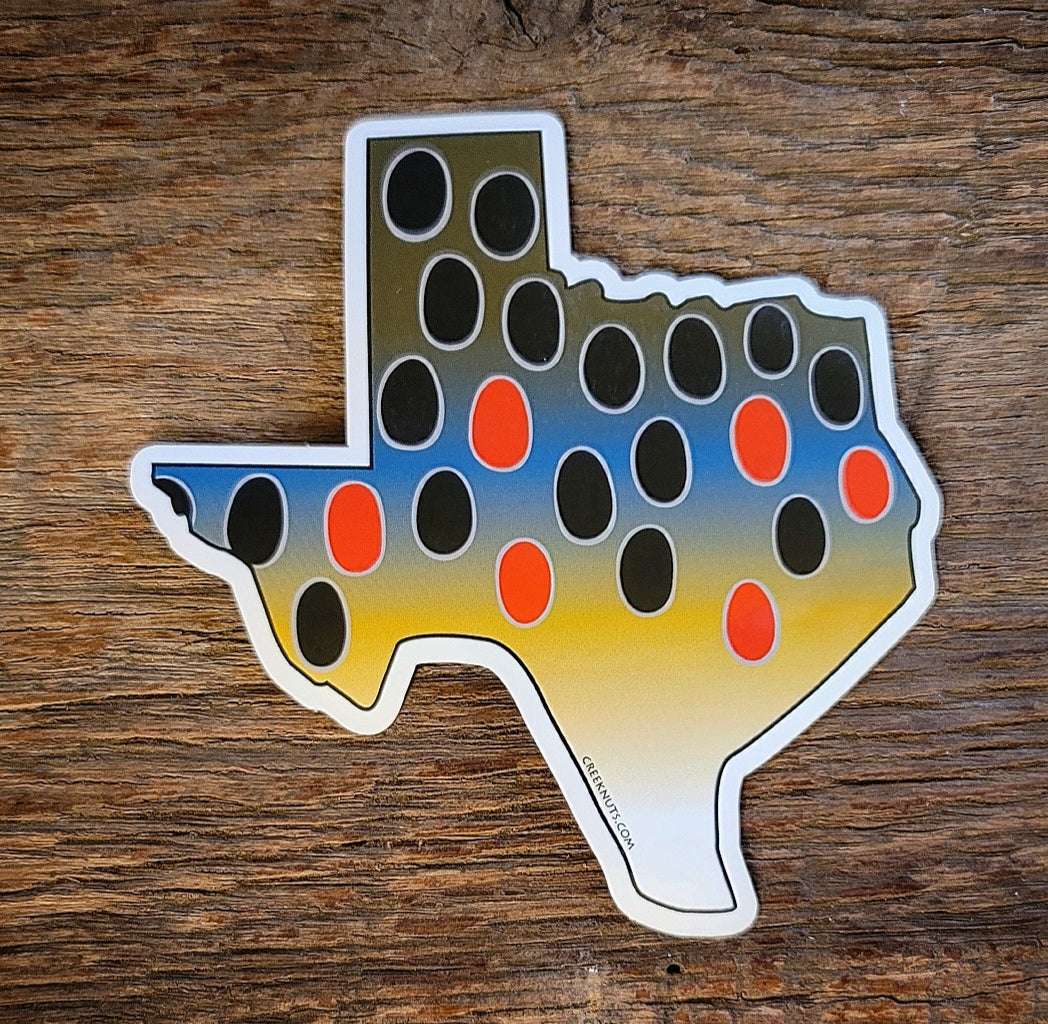 Texas Brown Trout Sticker