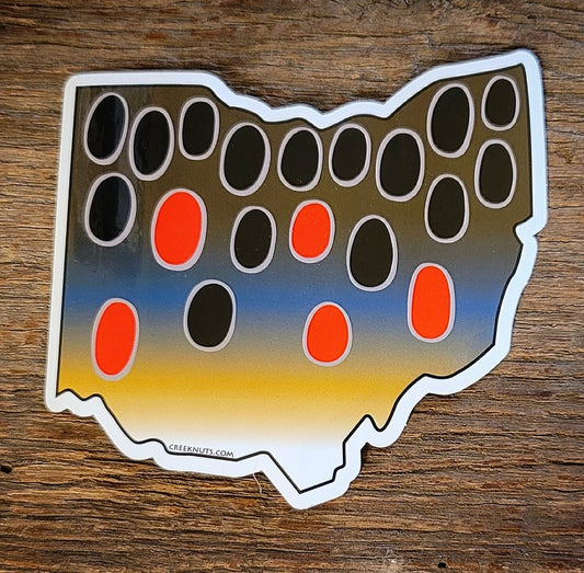 Ohio Brown Trout Sticker