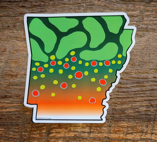 Arkansas Brook Trout Sticker