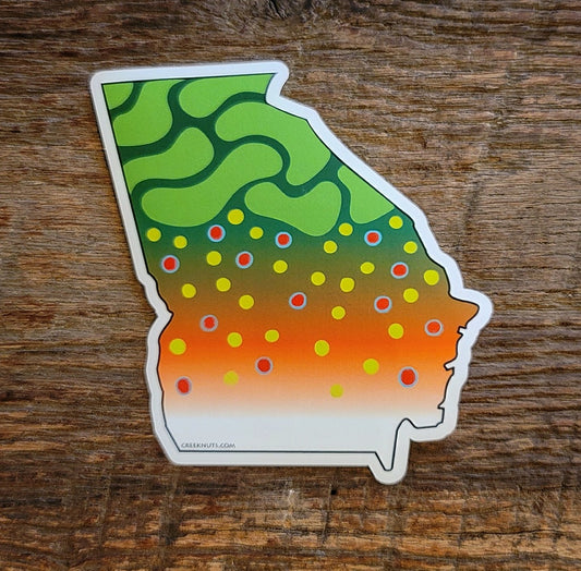 Georgia Brook Trout Sticker