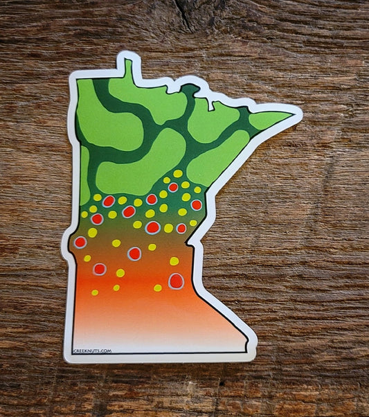 Minnesota Brook Trout Sticker
