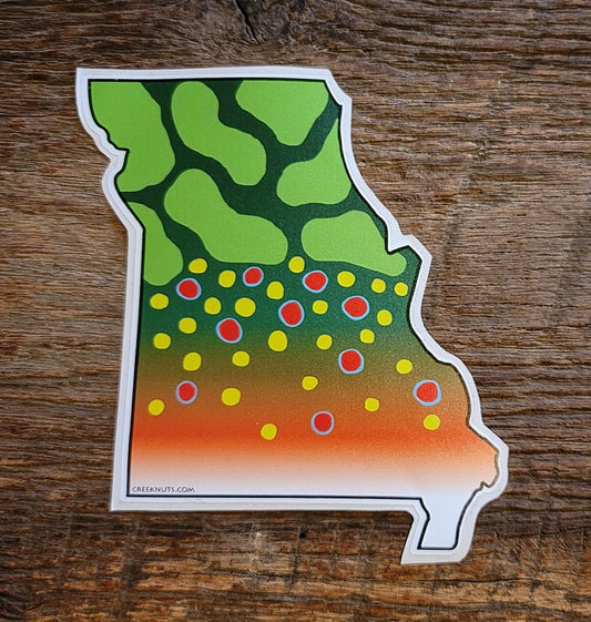 Missouri Brook Trout Sticker