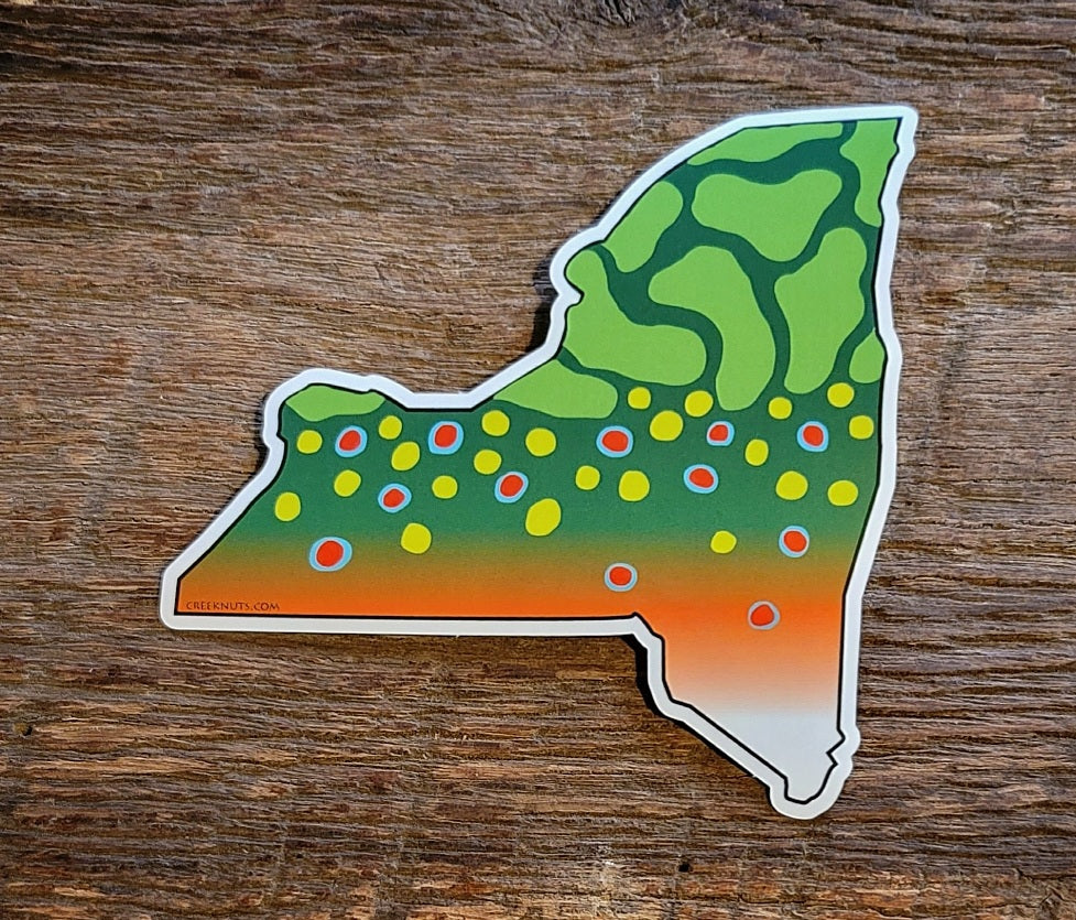 New York Brook Trout Sticker