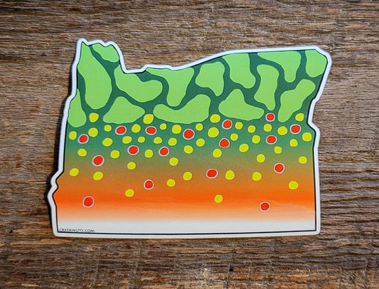 Oregon Brook Trout Sticker