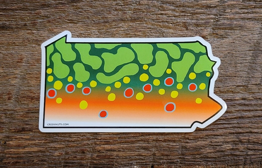 Pennsylvania Brook Trout Sticker