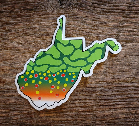 West Virginia Brook Trout Sticker