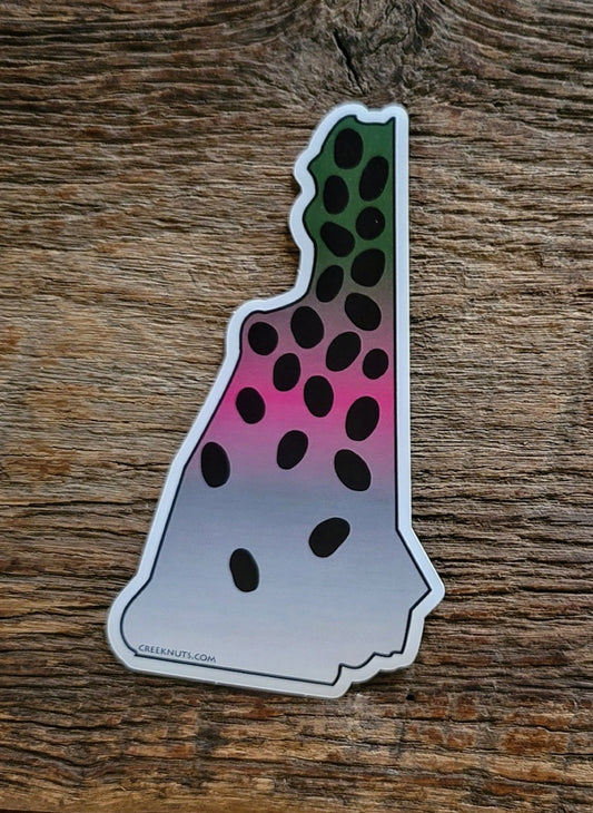 New Hampshire Rainbow Trout Sticker