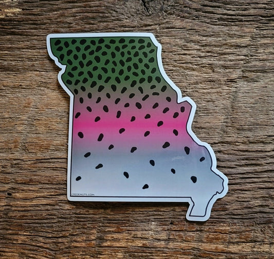 Missouri Rainbow Trout Sticker