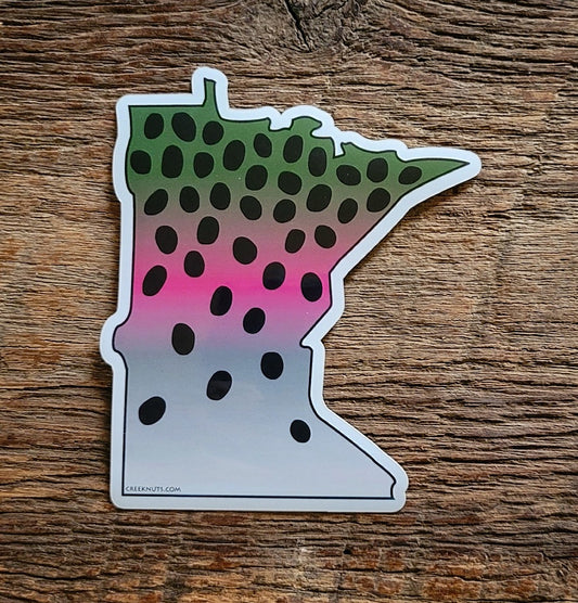 Minnesota Rainbow Trout Sticker